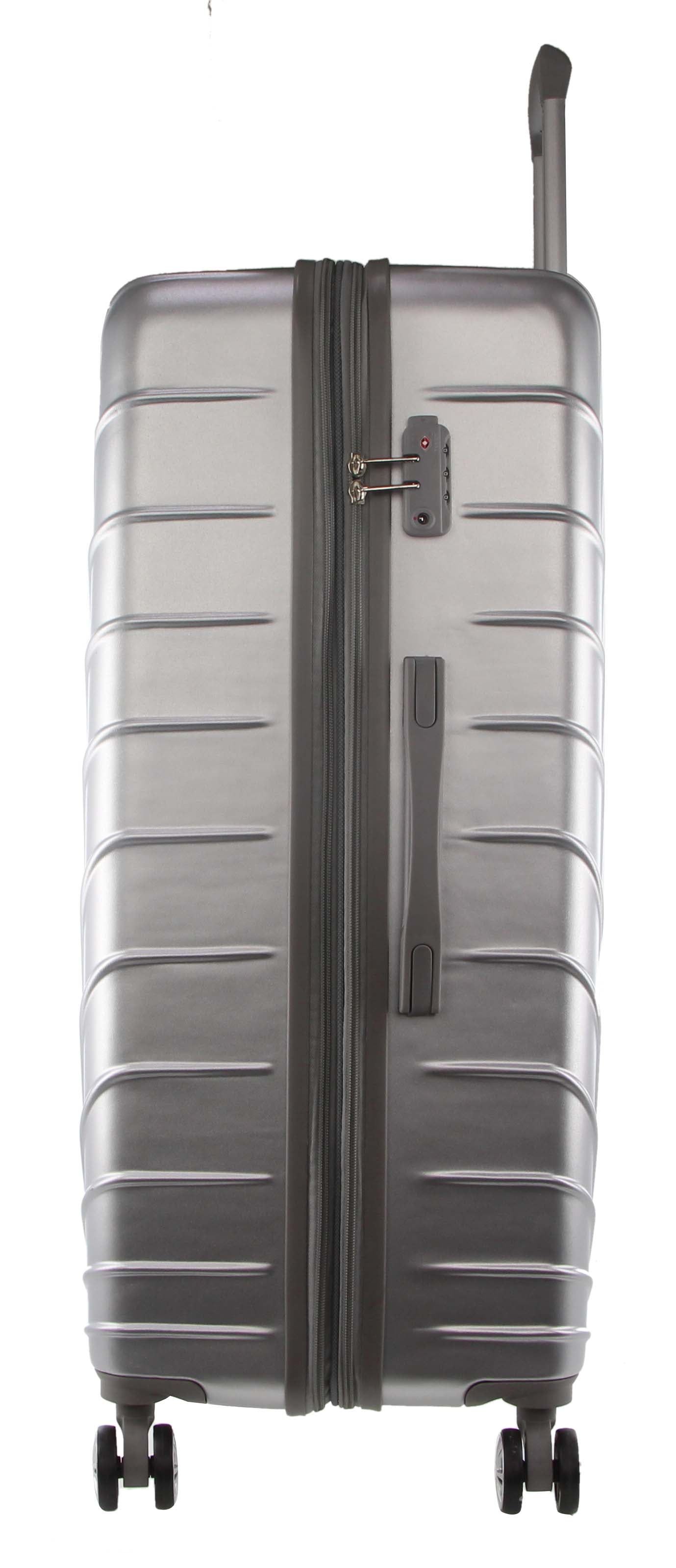 Pierre Cardin 70cm MEDIUM Hard Shell Case Medium Cases Travel Silver | HVPZXQ346